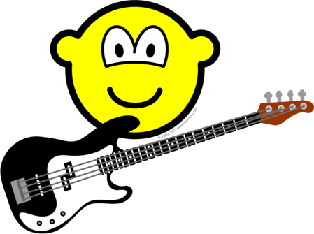 Bass playing buddy icon