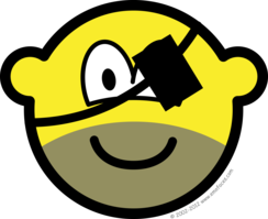 Bearded pirate buddy icon