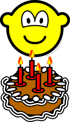 Blowing out candles buddy icon