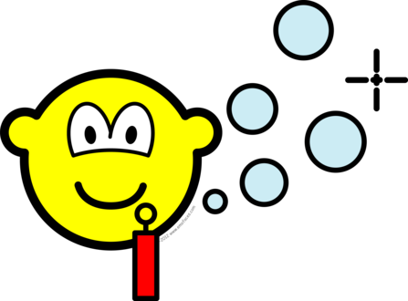 Bubble blowing buddy icon