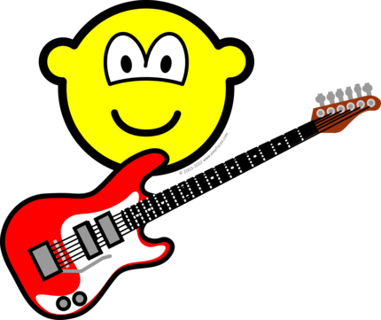 Electric guitar buddy icon