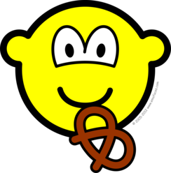 Pretzel eating buddy icon