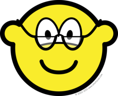 Reading glasses buddy icon