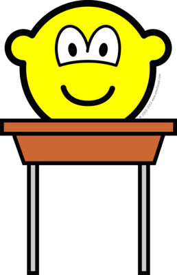 School desk buddy icon