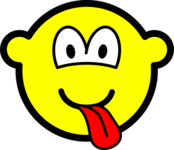 Sticking out tongue buddy icon