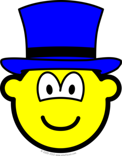 Blue hat buddy icon