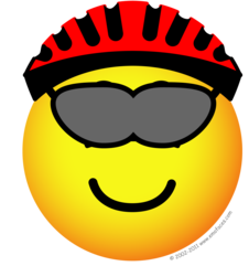 Biker emoticon