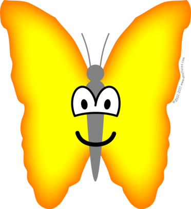 Butterfly emoticon