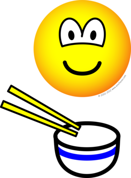 Chop sticks emoticon