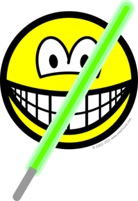 Light saber smile