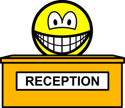 Reception smile