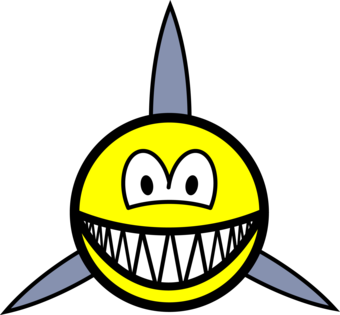 shark emoticon