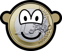 Euro coin buddy icon