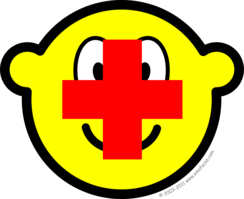 Red cross buddy icon