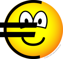 Euro symbol emoticon