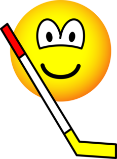 Ice hockey emoticon