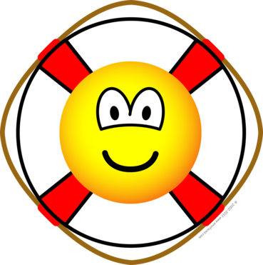 Lifesaver emoticon