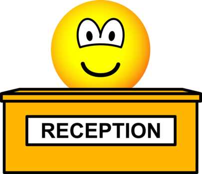 Reception emoticon